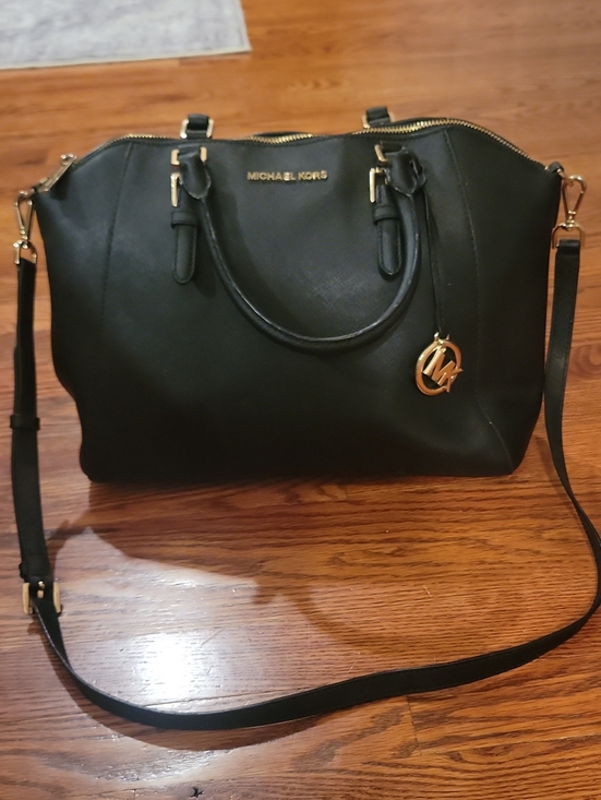Michael Kors Handbags - Michael Kors Black Satchel with Gold Hardware